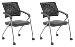 Rolling Nesting Guest Chair - 2 Pack