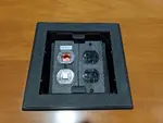 7 FT Solid Wood Cherry Conference Table with Power Module