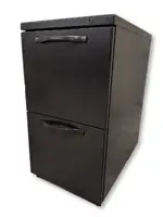 Black Metal File/File Pedestal Drawers