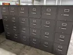 Gray Hon 4 Drawer Vertical Filing Cabinetâ€“ 15x26.5