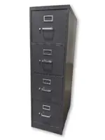 Gray Hon 4 Drawer Vertical Filing Cabinets â€“ 15x25