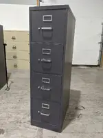 Gray Hon 4 Drawer Vertical Filing Cabinets â€“ 15x25