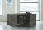 Rectangular Desk with Drawers