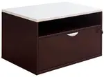 Storage Bench with Lower Lateral File