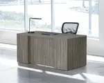 Rectangular Desk with Drawers