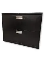 Black Hon 2 Drawer Lateral Filing Cabinet â€“ 36 Inch Wide