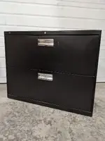 Black Hon 2 Drawer Lateral Filing Cabinet â€“ 36 Inch Wide