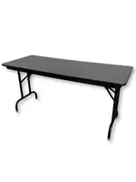 Black Laminate Folding Tables â€“ 60x24