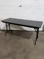 Black Laminate Folding Tables â€“ 60x24