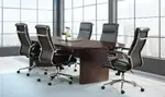 Racetrack Conference Table and Chairs Set