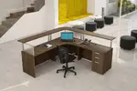 L Shaped Reception Desk