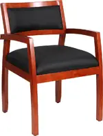 Cherry Wood Framed Guest Chair
