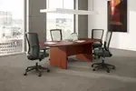  Boat Shaped Conference Table