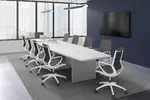  Boat Shaped Conference Table