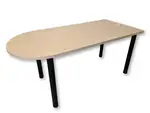 Maple Laminate Peninsula Desk
