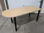 Maple Laminate Peninsula Desk