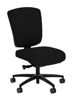 Mid Back Armless Desk Chair