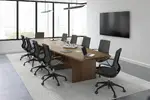  Boat Shaped Conference Table