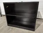 Hon Small Black Metal Bookshelf â€“ 34.5 Inch Wide