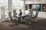 Modern Boat Shape Conference Table