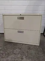 Hon Putty Metal 2 Drawer Lateral Filing Cabinet â€“ 36 Inch Wide