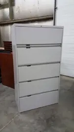 5 Drawer Lateral File Cabinet with Key 