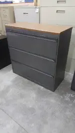 3 Drawer AllSteel Lateral Filing File Cabinet