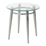 Round Glass Top Table