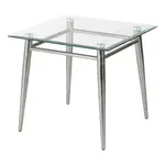 Square Glass Top Table