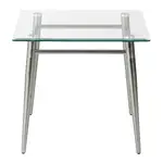 Square Glass Top Table