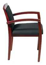 Hardwood Reception Chair - Set of Two