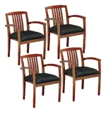 Hardwood Reception Chair - Set of Four