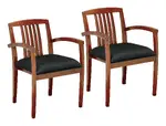 Hardwood Reception Chair - Set of 2