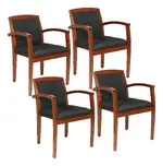 Hardwood Reception Chair - Set of Four