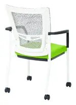 Mesh Back Guest Chair on Wheels