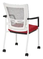 Mesh Back Guest Chair on Wheels