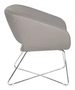 Accent Chair with Chrome Base