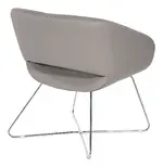 Lounge Chair with Chrome Base