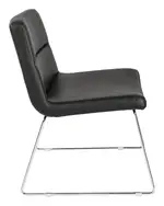 Accent Chair with Sled Base