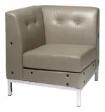 Corner Club Style Armless Chair