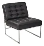 Anthony Accent Chair with Chrome Finish