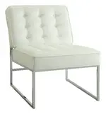 Anthony Accent Chair with Chrome Finish