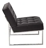 Anthony Accent Chair with Chrome Finish