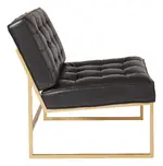 Anthony Accent Chair with Gold Finish
