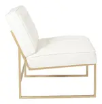 Anthony Accent Chair with Gold Finish