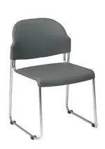 Stacking Plastic Chair - Set of 30 with Dolly