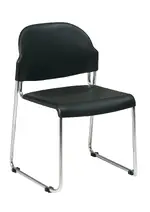 Stacking Plastic Chair - Set of 30 with Dolly