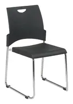 Stacking Plastic Chair - Set of 2