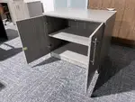 Gray 2 Door Storage Cabinet