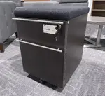 2 Drawer Mobile Pedestal with Cushion Top